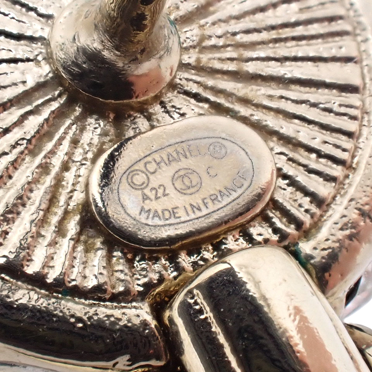 Coco Mark 珍珠耳环 金属 (GP) 水钻