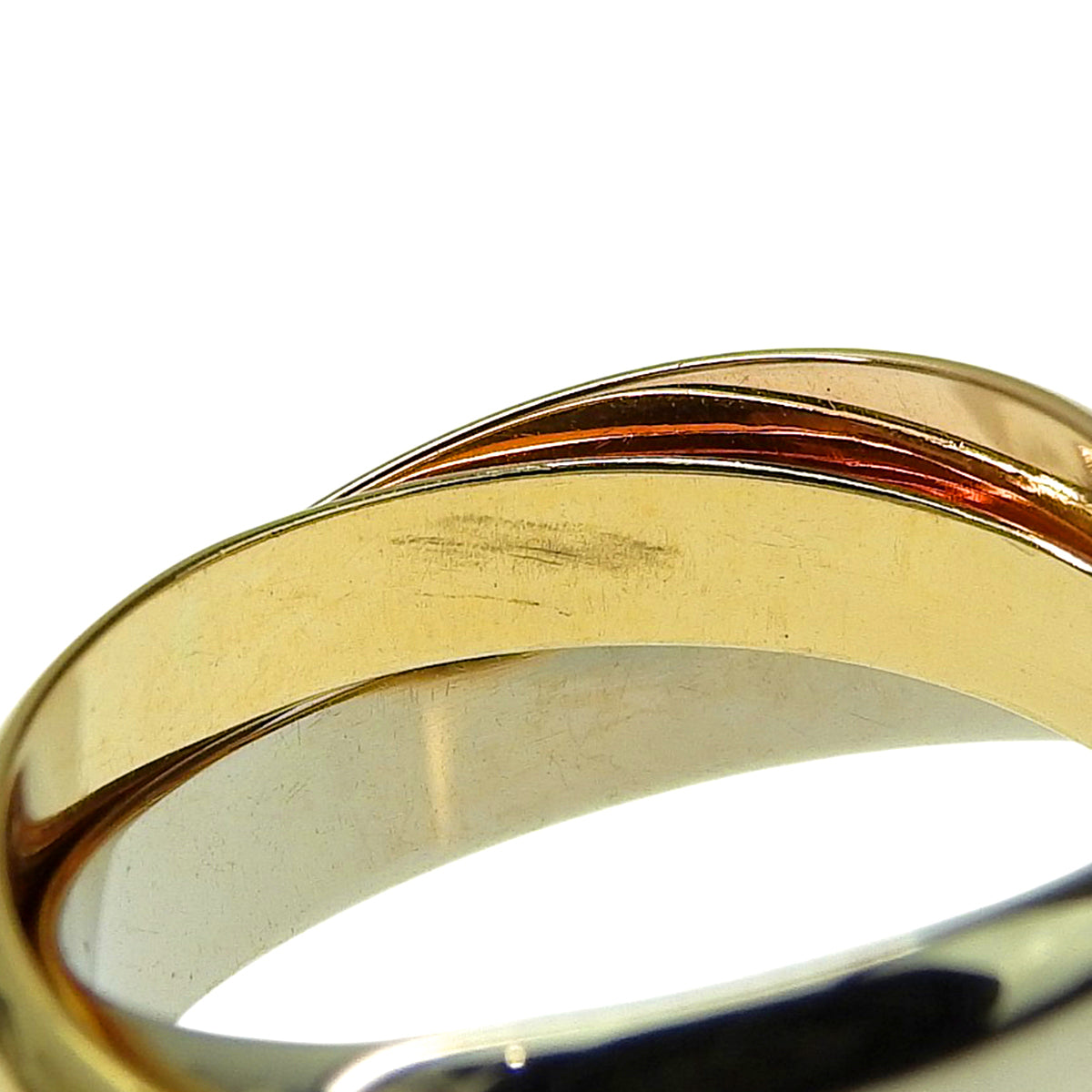 卡地亚 Trinity Classic MM 粉金 K18PG YG WG Must de Cartier 腕表