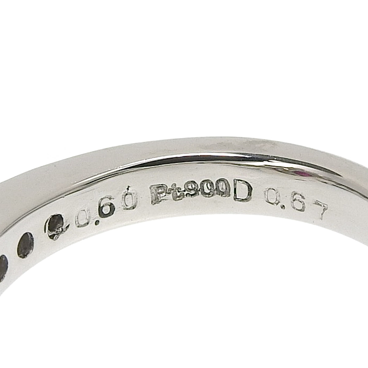 ルビー ダイヤモンド リング R0.60/D0.67 プラチナ Pt900 7.4g