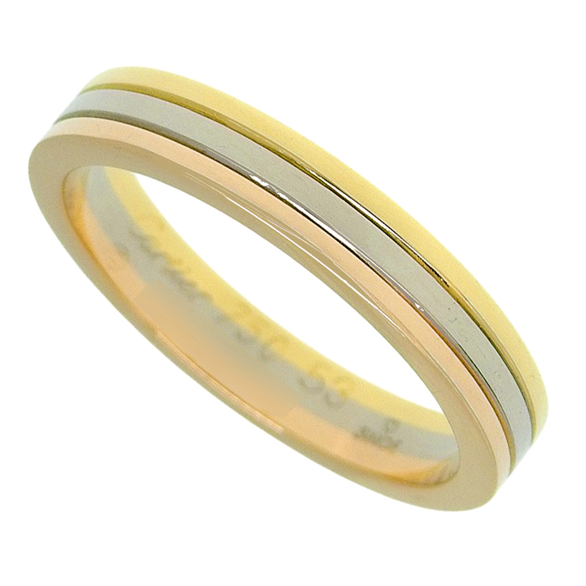 ヴァンドーム ルイ カルティエ ウェディングリング K18PG YG WG