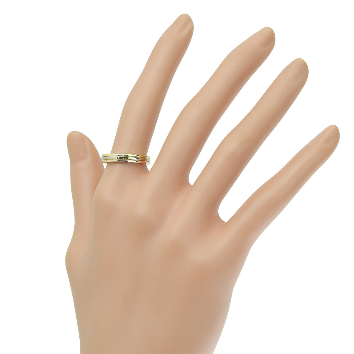 ヴァンドーム ルイ カルティエ ウェディングリング K18PG YG WG