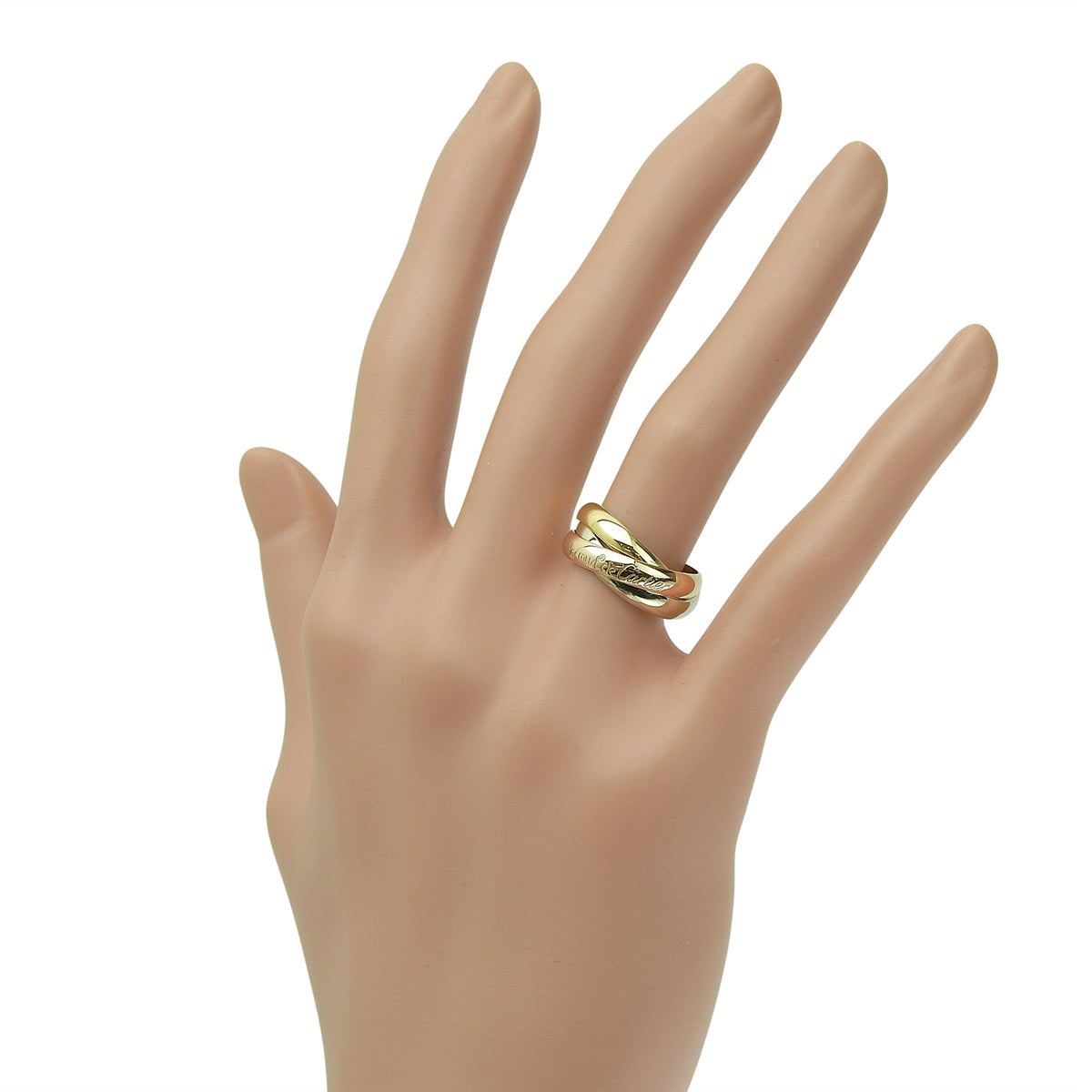 トリニティ クラシック MM ピンクゴールド K18PG YG WG マスト ドゥ カルティエ