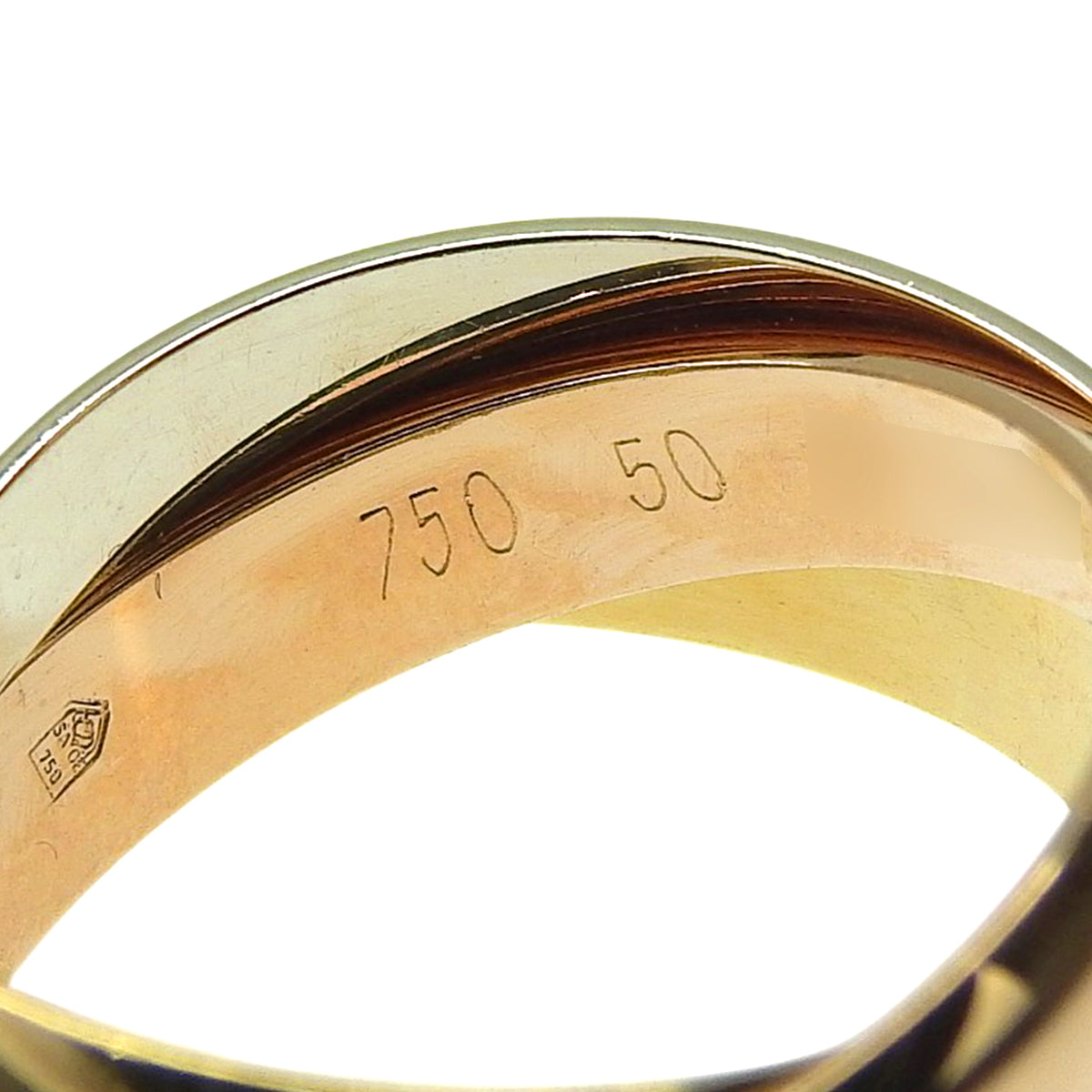 卡地亚 Trinity Classic MM 粉金 K18PG YG WG Must de Cartier 腕表