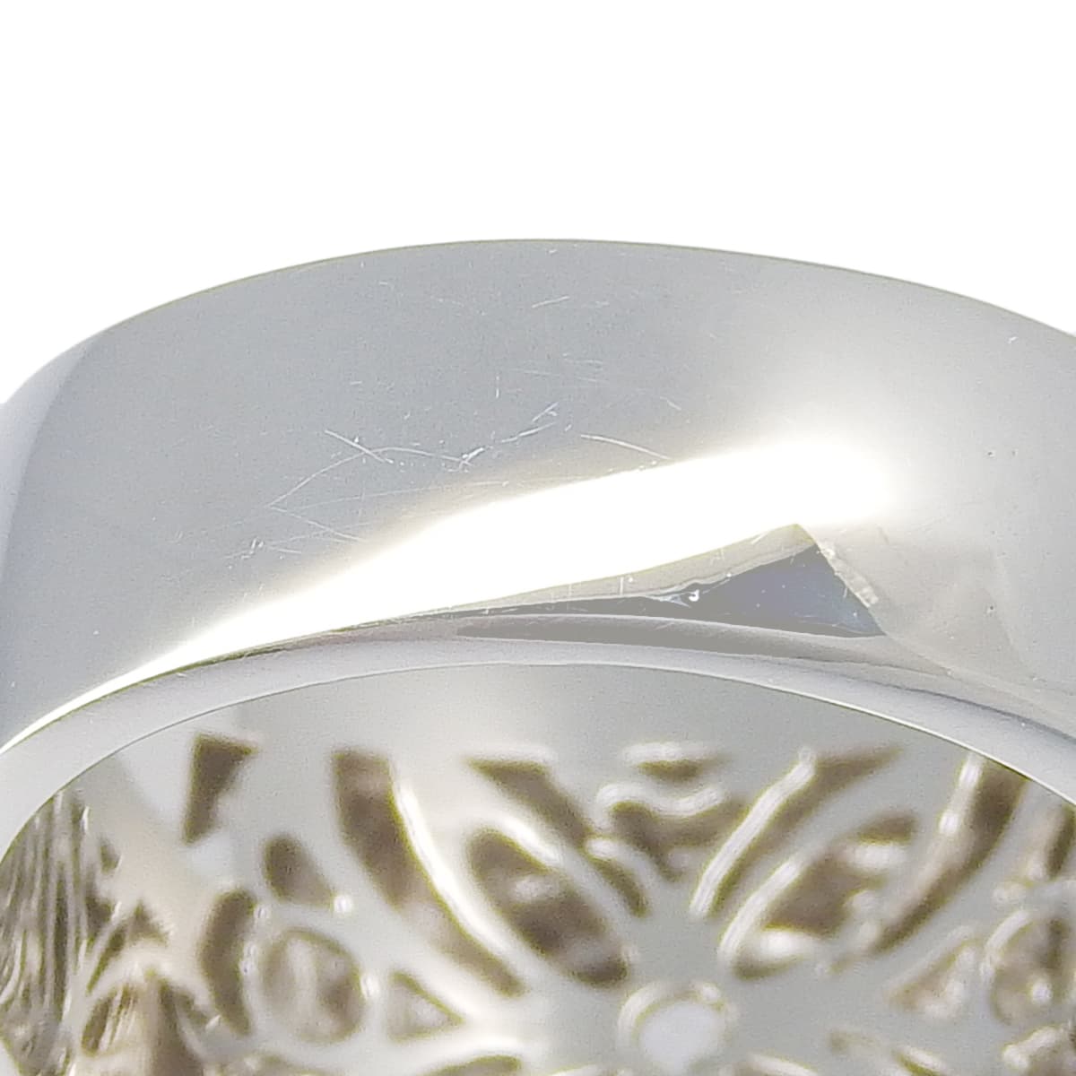 Diamond Signet Ring Platinum Pt900