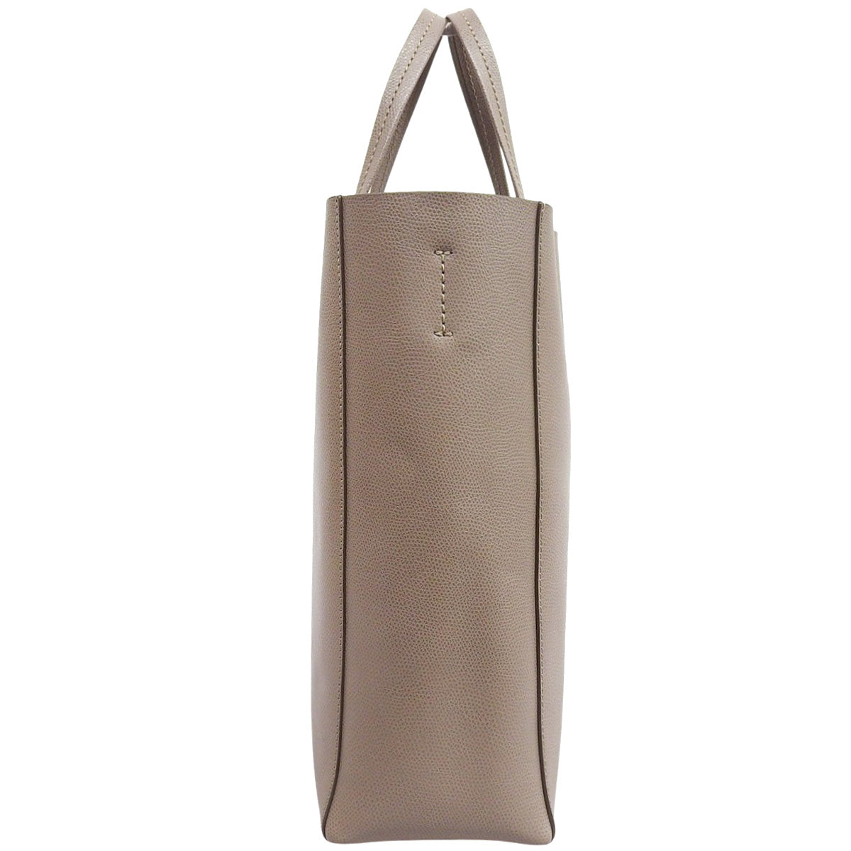 垂直卡巴斯小号皮革灰褐色