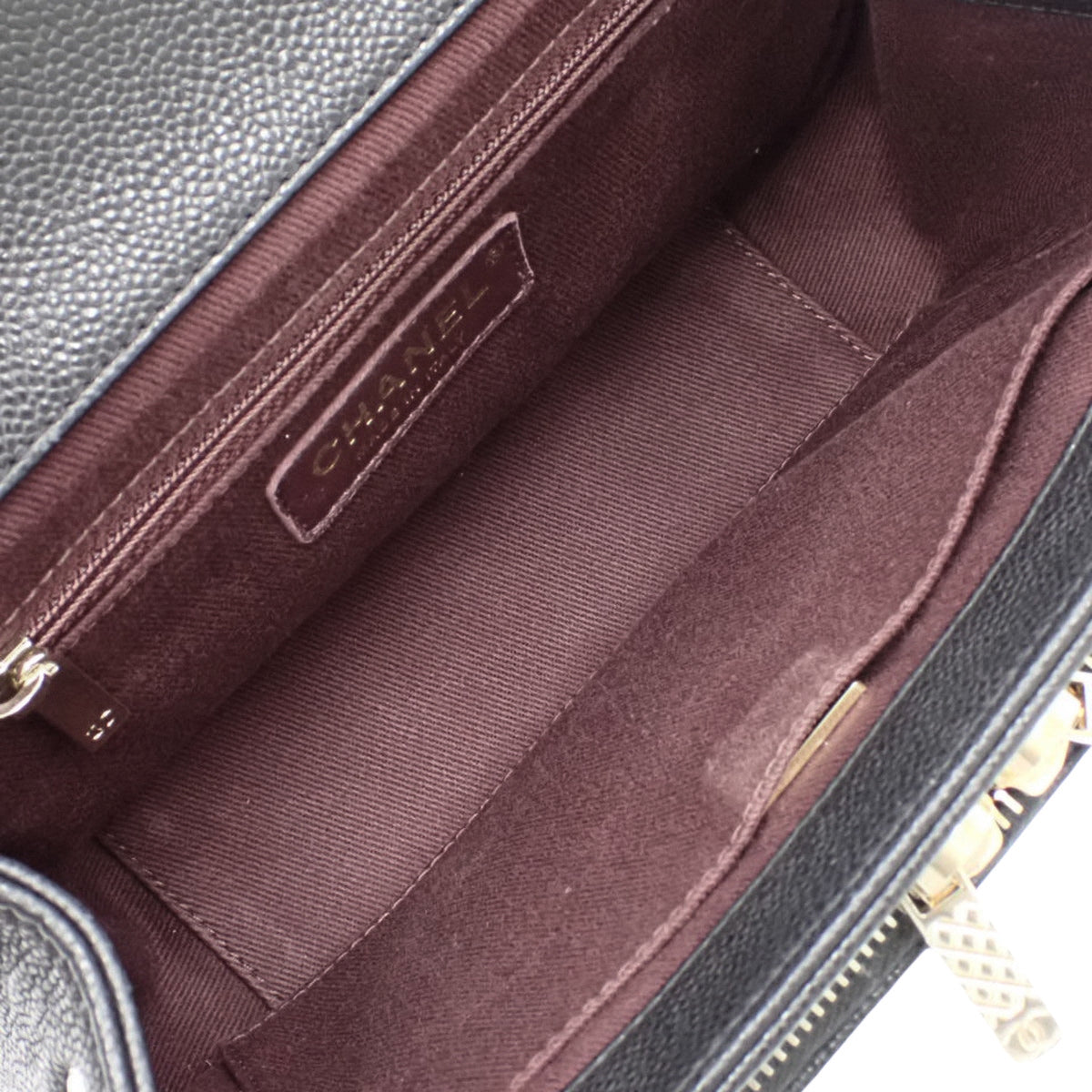 Matelasse Business Affinity 小号鱼子酱黑色 A93749