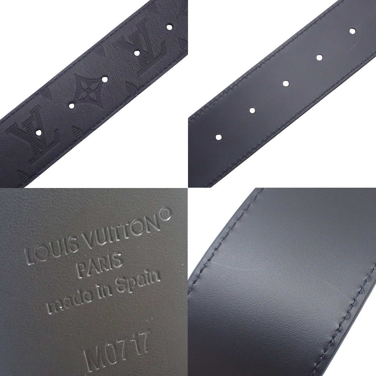 モノグラム・シャドウ ベルト・LV シャドウ 40MMリバーシブル 95/38 M0717