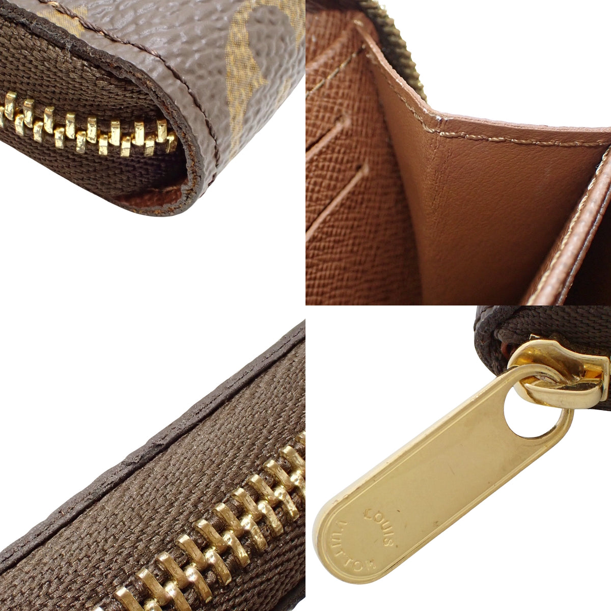 Zippy Coin Purse Monogram Canvas Brown M60067