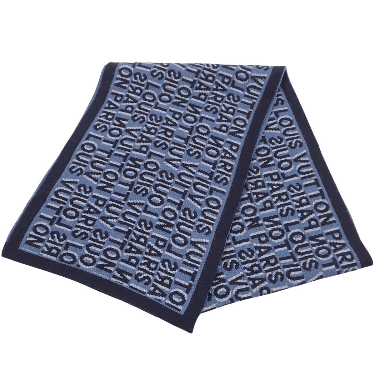 エシャルプ・LVタグ ウール M70535