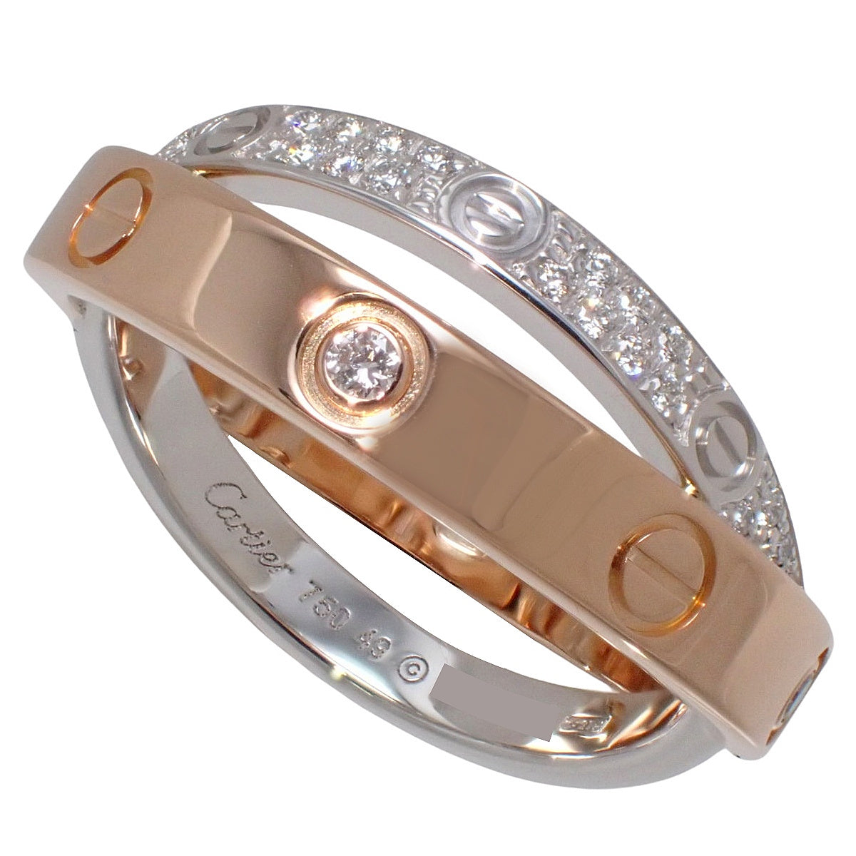 BE LOVE Diamond Ring K18PG WG