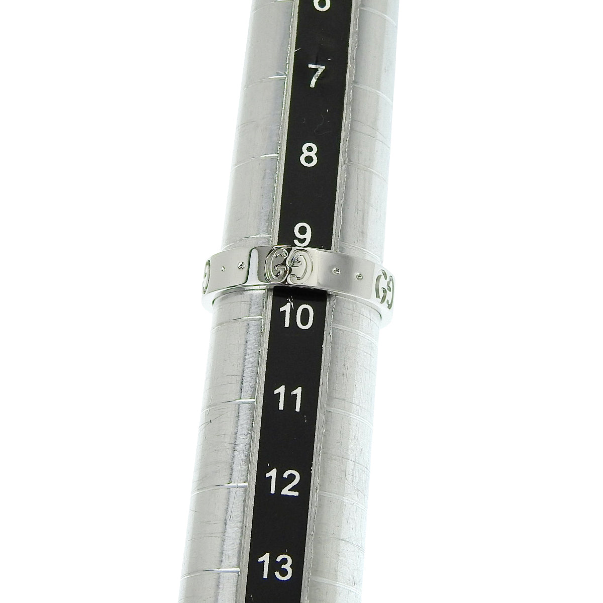 Icon Slim Ring White Gold K18WG