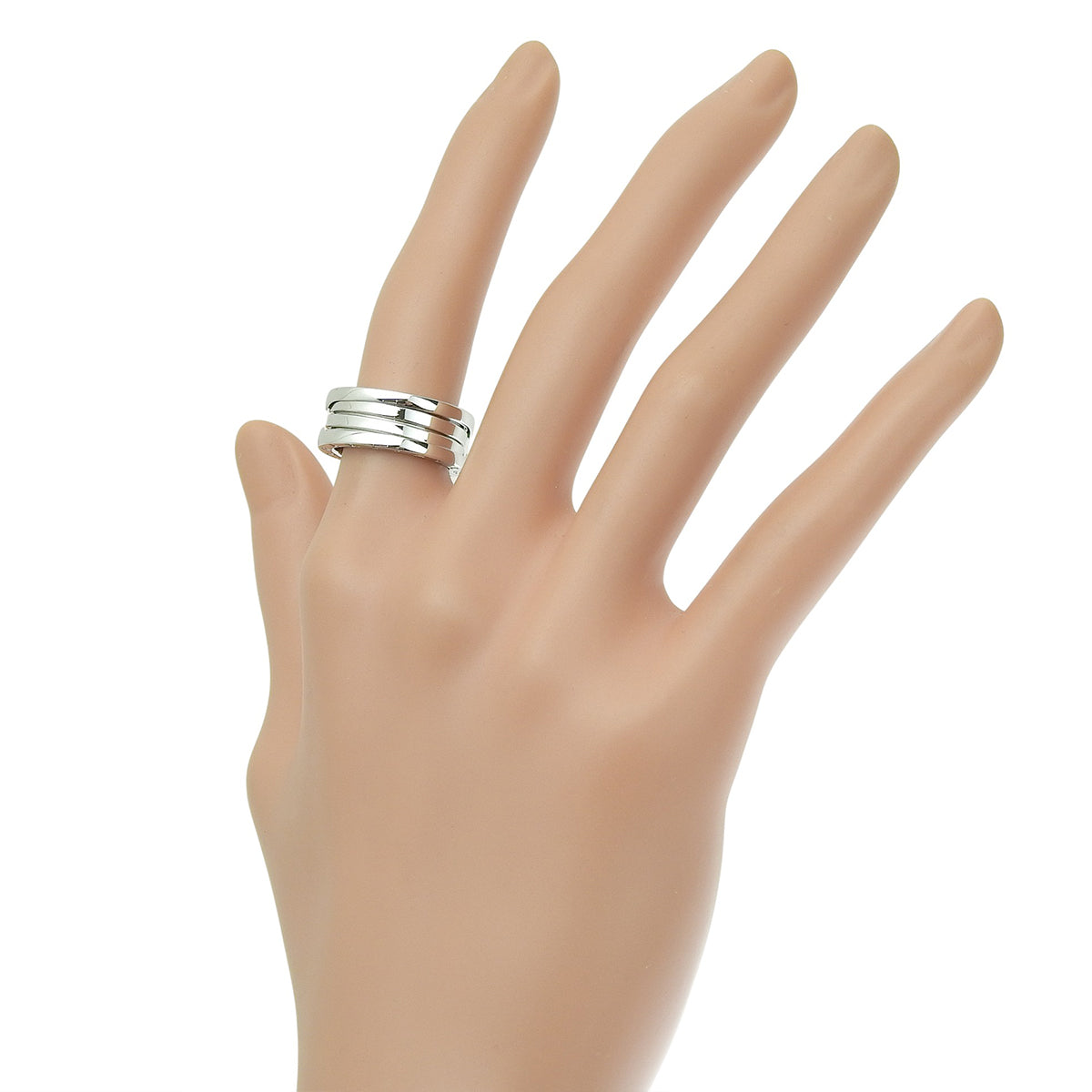 ビー・ゼロワン リング ホワイトゴールド K18WG ビーゼロワン