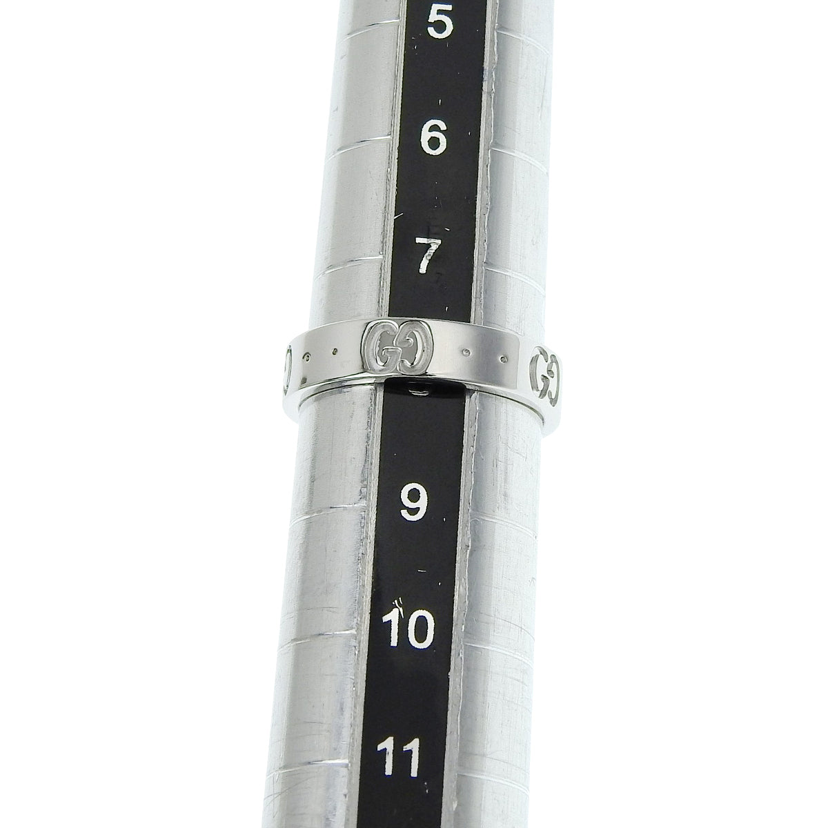 Icon Slim Ring White Gold K18WG