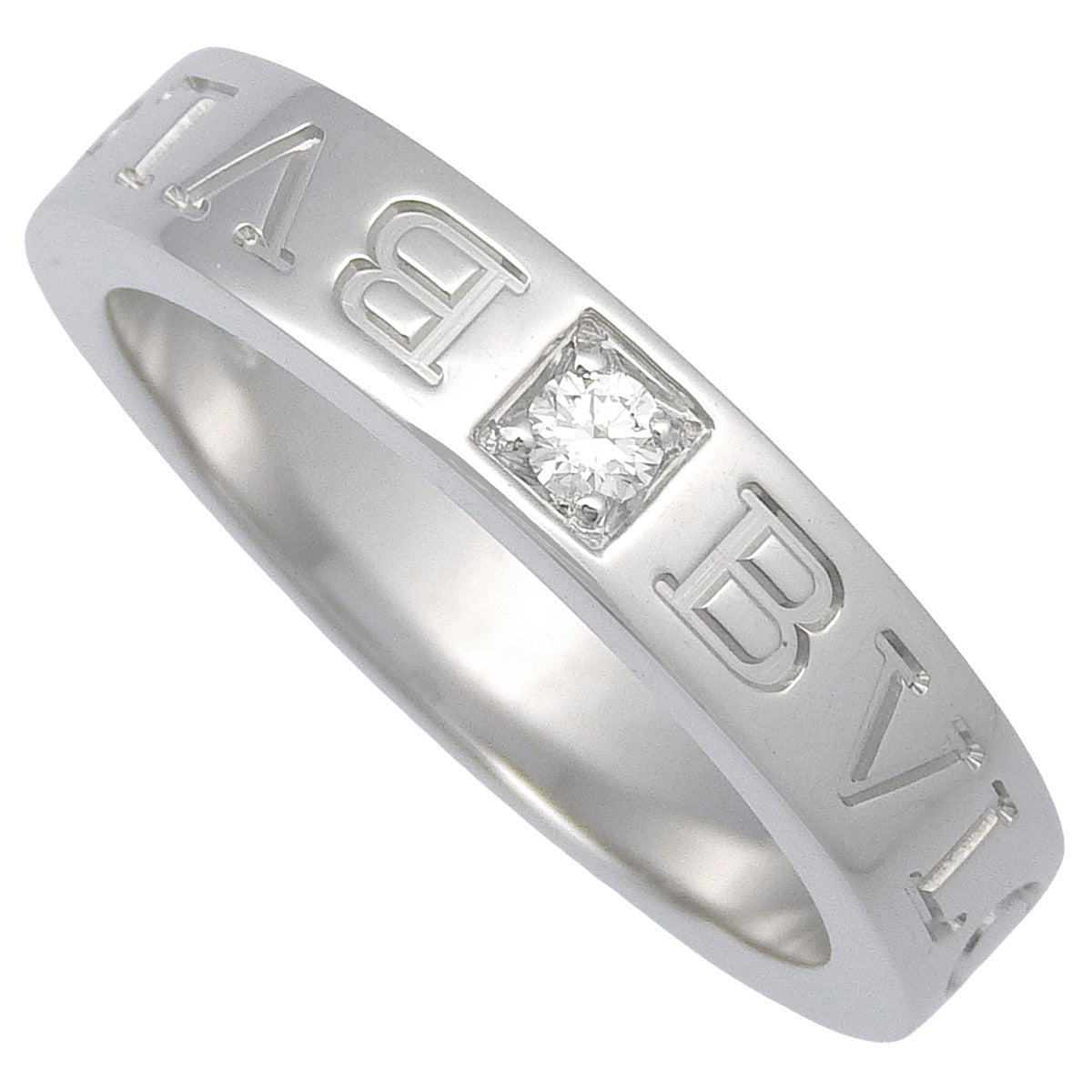 B.zero1 Essential Diamond Ring in 18K White Gold (6.3g)