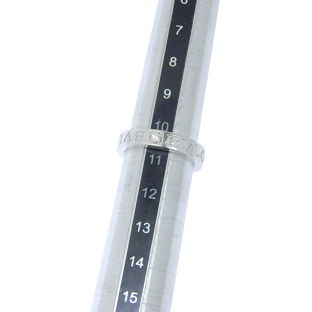 ビー・ゼロワン エッセンシャル リング ダイヤモンド ホワイトゴールド K18WG 6.3g