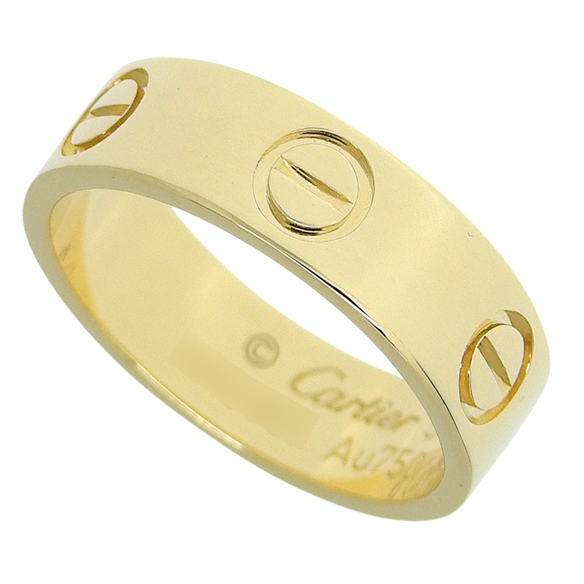 LOVE リング イエローゴールド K18YG