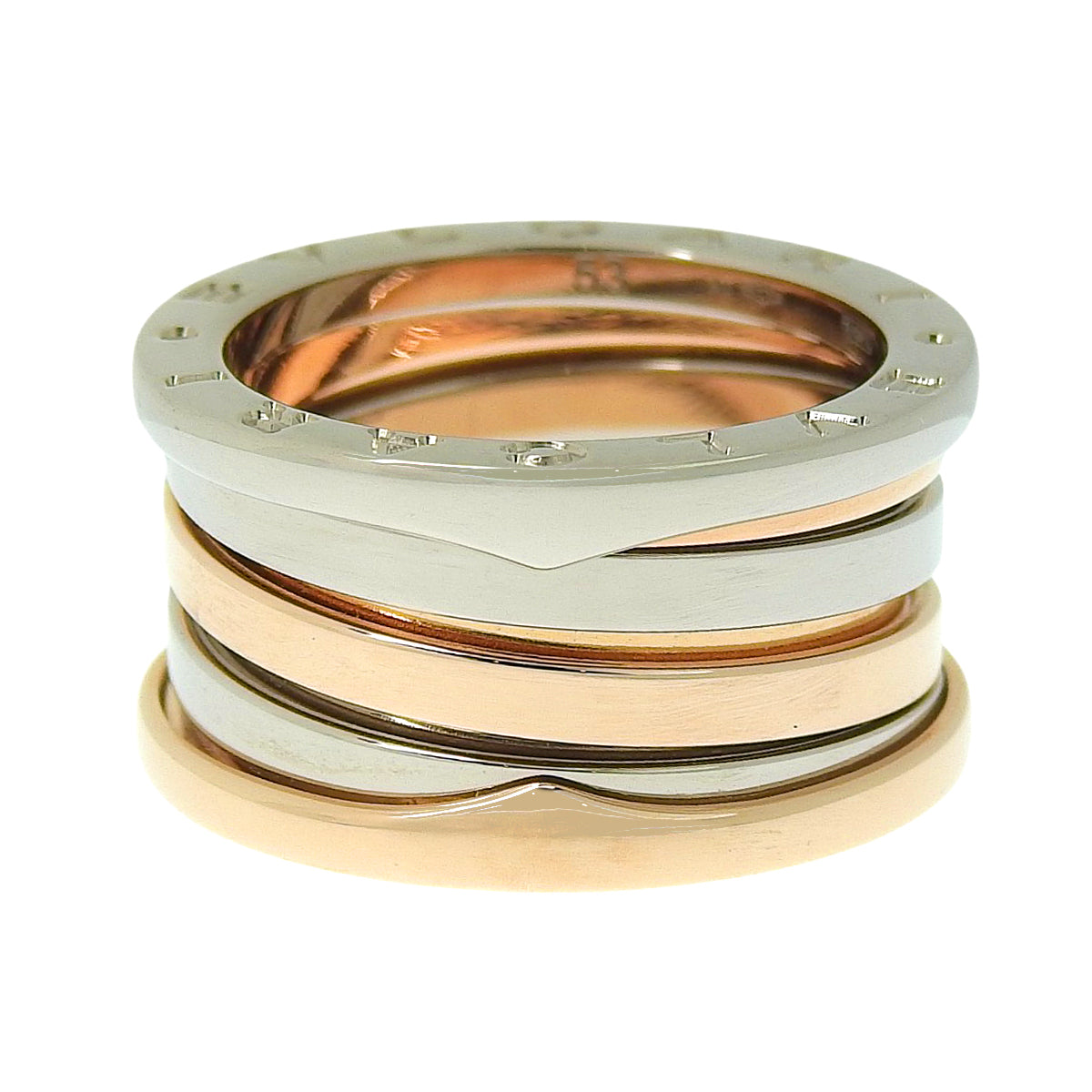 B.zero1 完美失误戒指 粉金 白金 K18