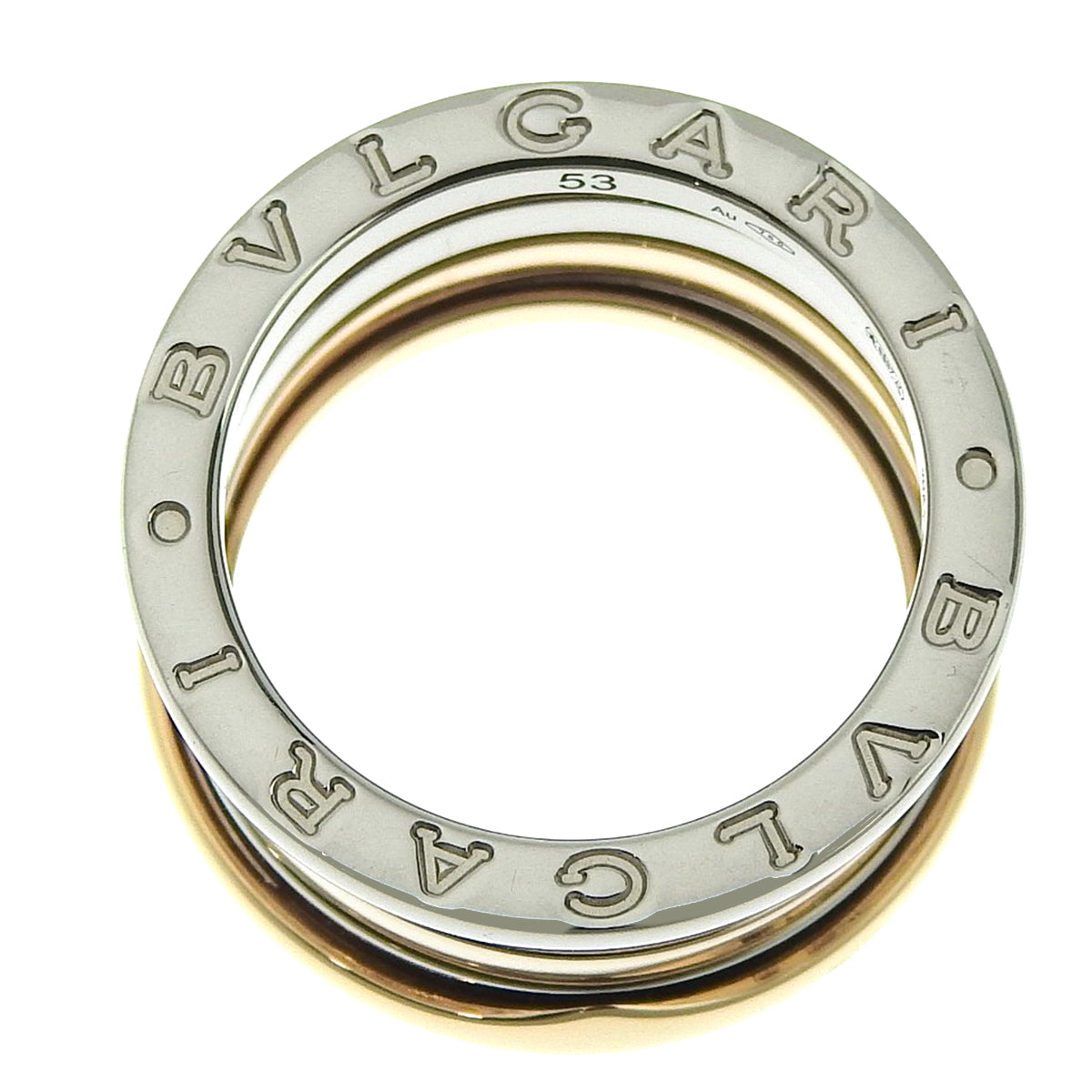 B.zero1 完美失误戒指 粉金 白金 K18