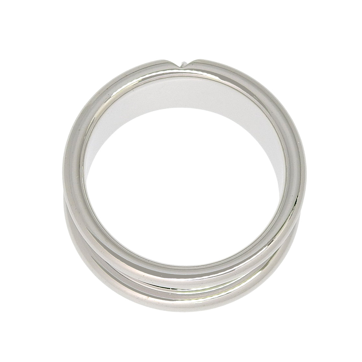 リング LV ヴォルト ワン ダイヤモンド D0.02 ホワイトゴールド K18WG 12.3g