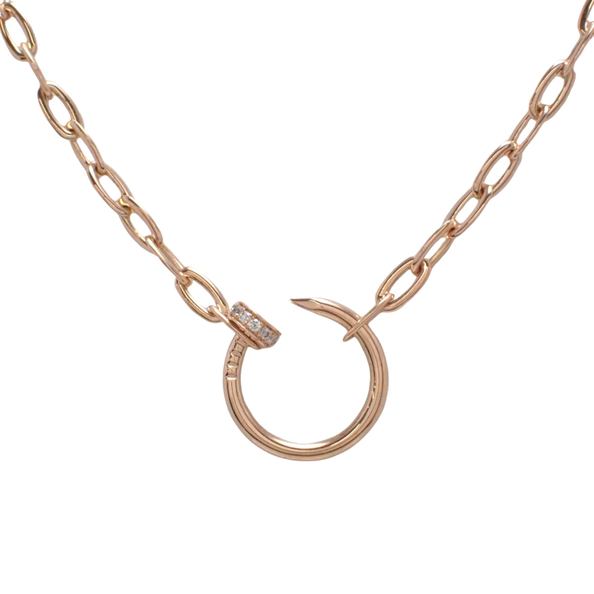 Juste un Clou 密镶玫瑰金项链(18K 玫瑰金)