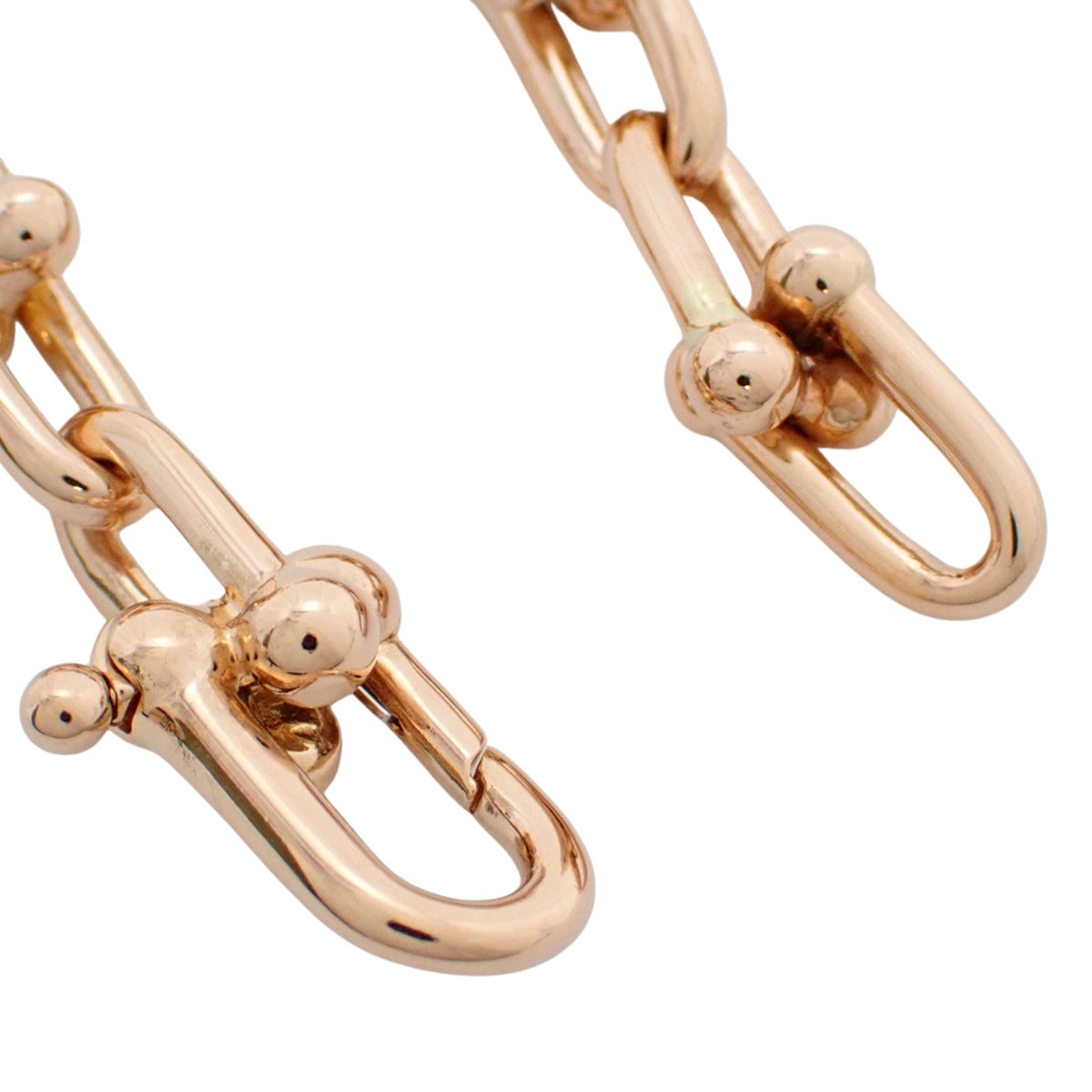 スモール リンク ブレスレット ピンクゴールド K18PG