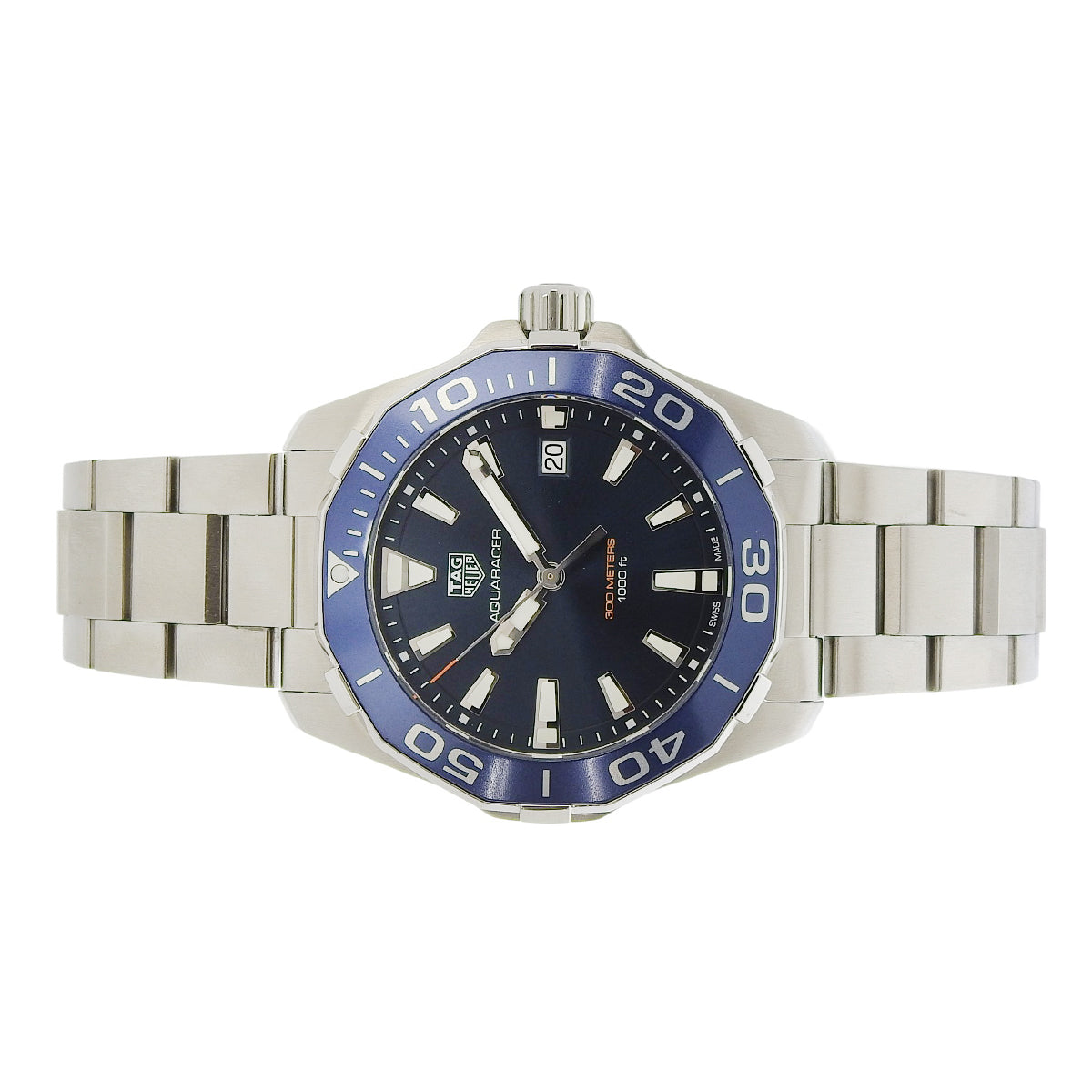 アクアレーサー WAY111C.BA0928 SS ブルー クオーツ メンズ