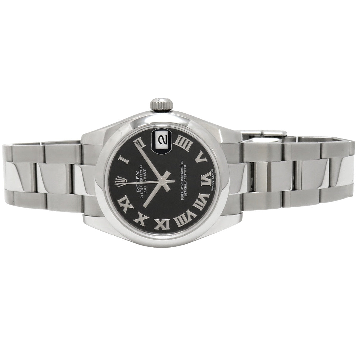 Datejust 178240 SS P-number 黑色自动上链男女通用腕表