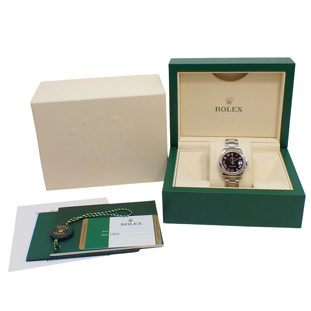 Datejust 178240 SS P-number Black Automatic Unisex