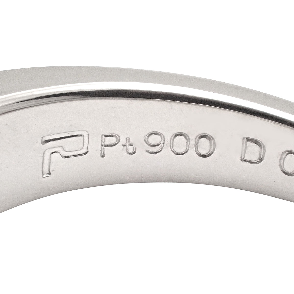 Diamond Ring D0.5 Platinum Pt900 7.2g