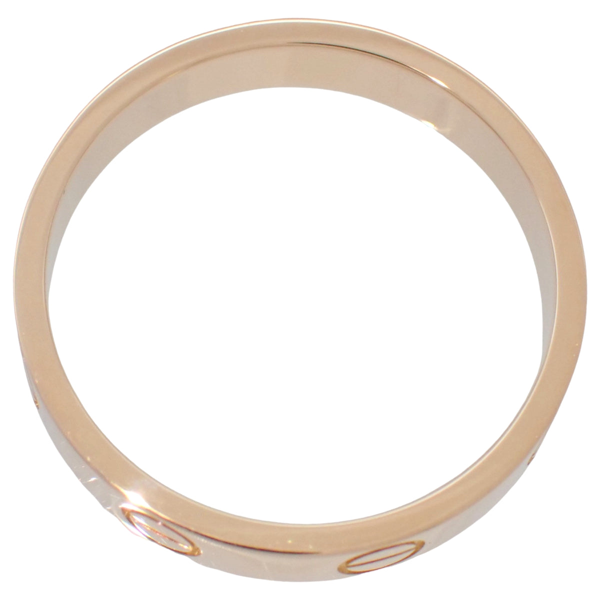 ミニ LOVE リング ピンクゴールド K18PG 51 3.1g