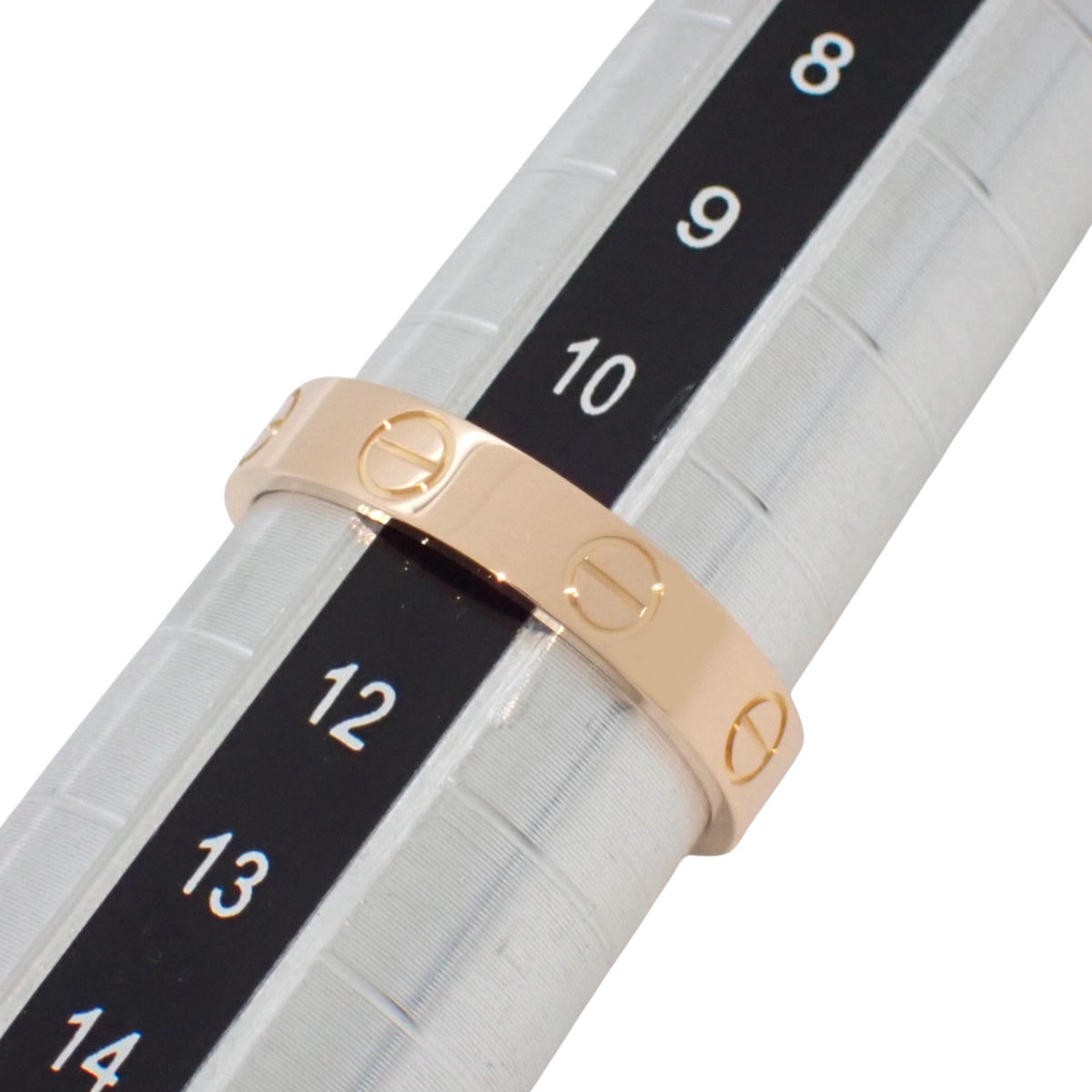 ミニ LOVE リング ピンクゴールド K18PG 51 3.1g