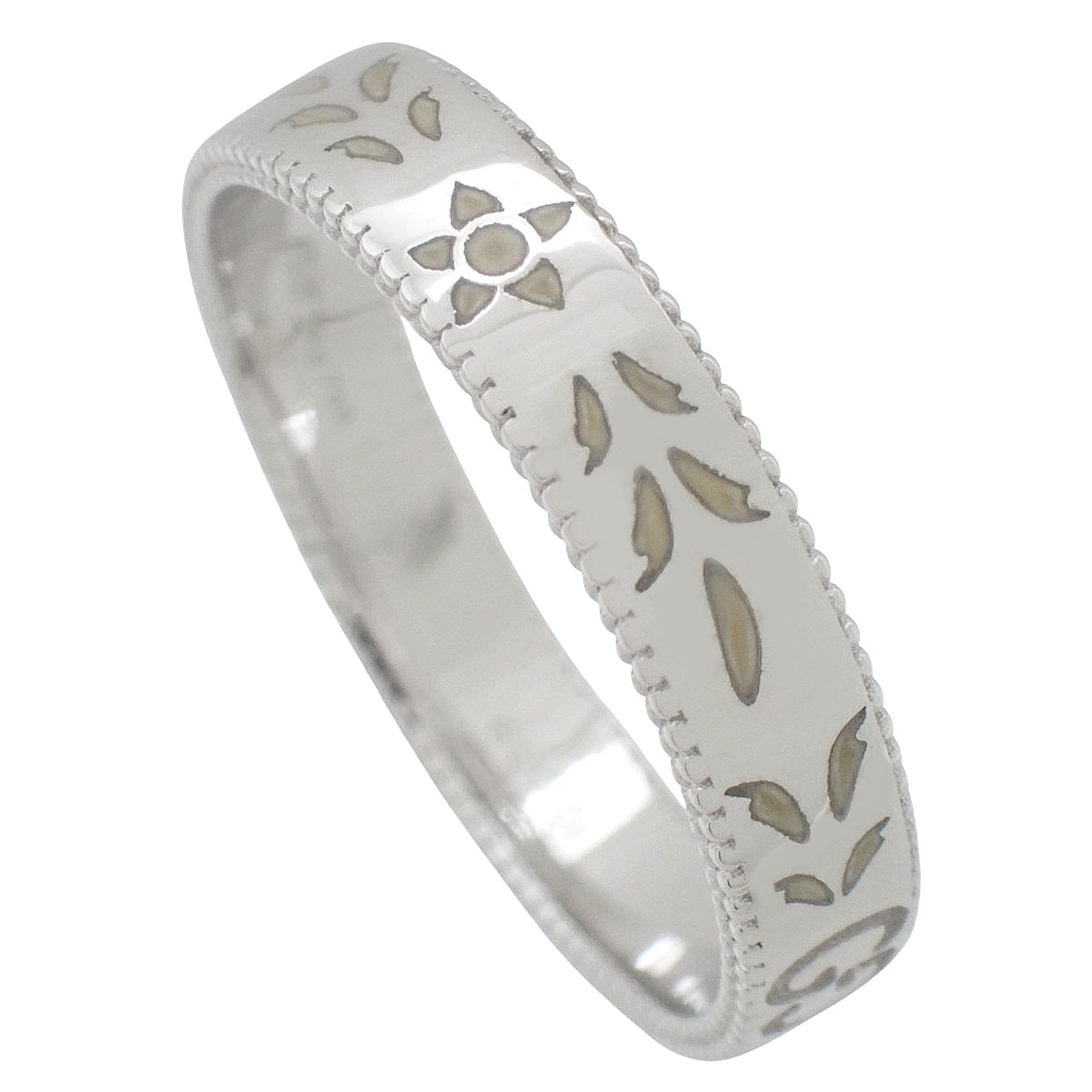 アイコン ブルーム リング ホワイトゴールド K18WG 4.4g