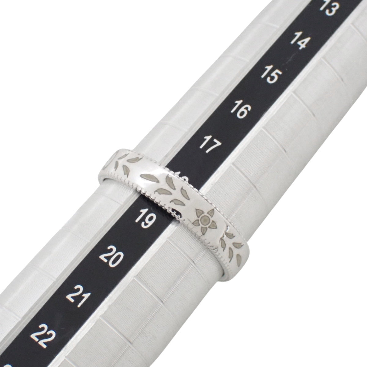 アイコン ブルーム リング ホワイトゴールド K18WG 4.4g