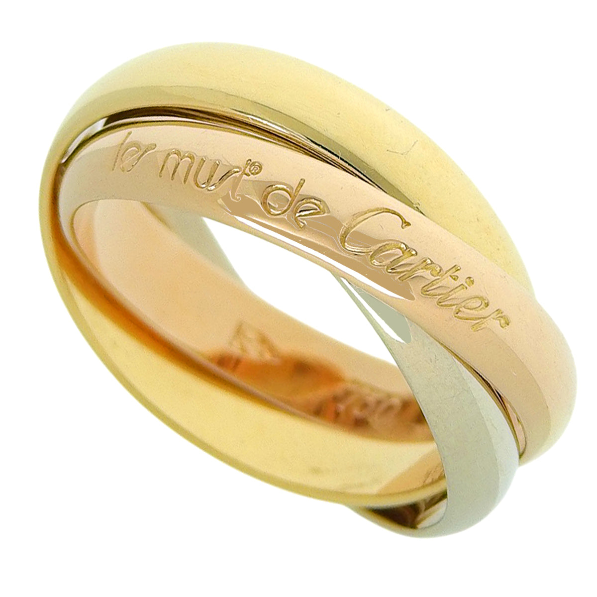 トリニティ クラシック MM K18PG YG WG マスト ドゥ カルティエ