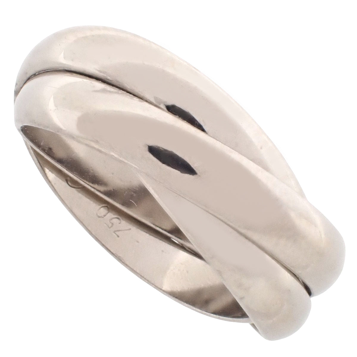 Trinity Ring White Gold K18WG