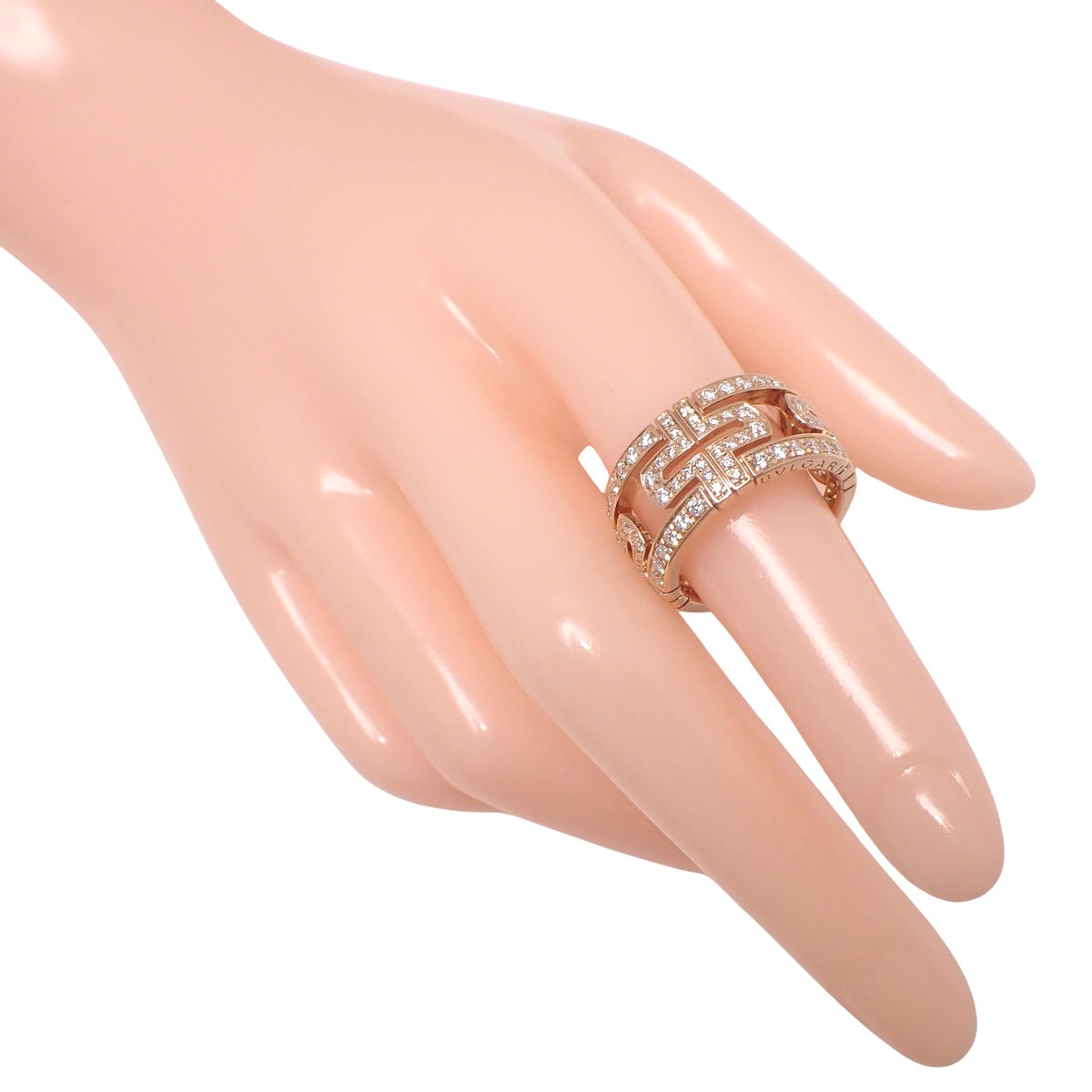 パレンテシ リング ダイヤモンド ピンクゴールド K18PG