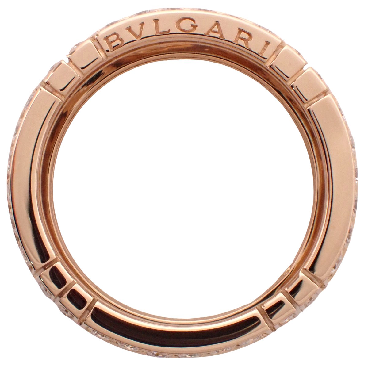 Parentesi Ring Diamond Pink Gold K18PG
