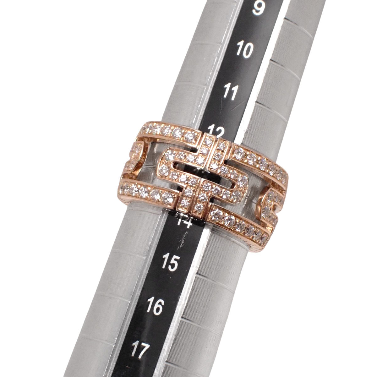 Parentesi Ring Diamond Pink Gold K18PG