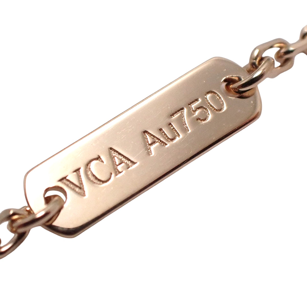 2023年假日版复古阿尔罕布拉吊坠,银质,黑曜石,钻石,18K玫瑰金。