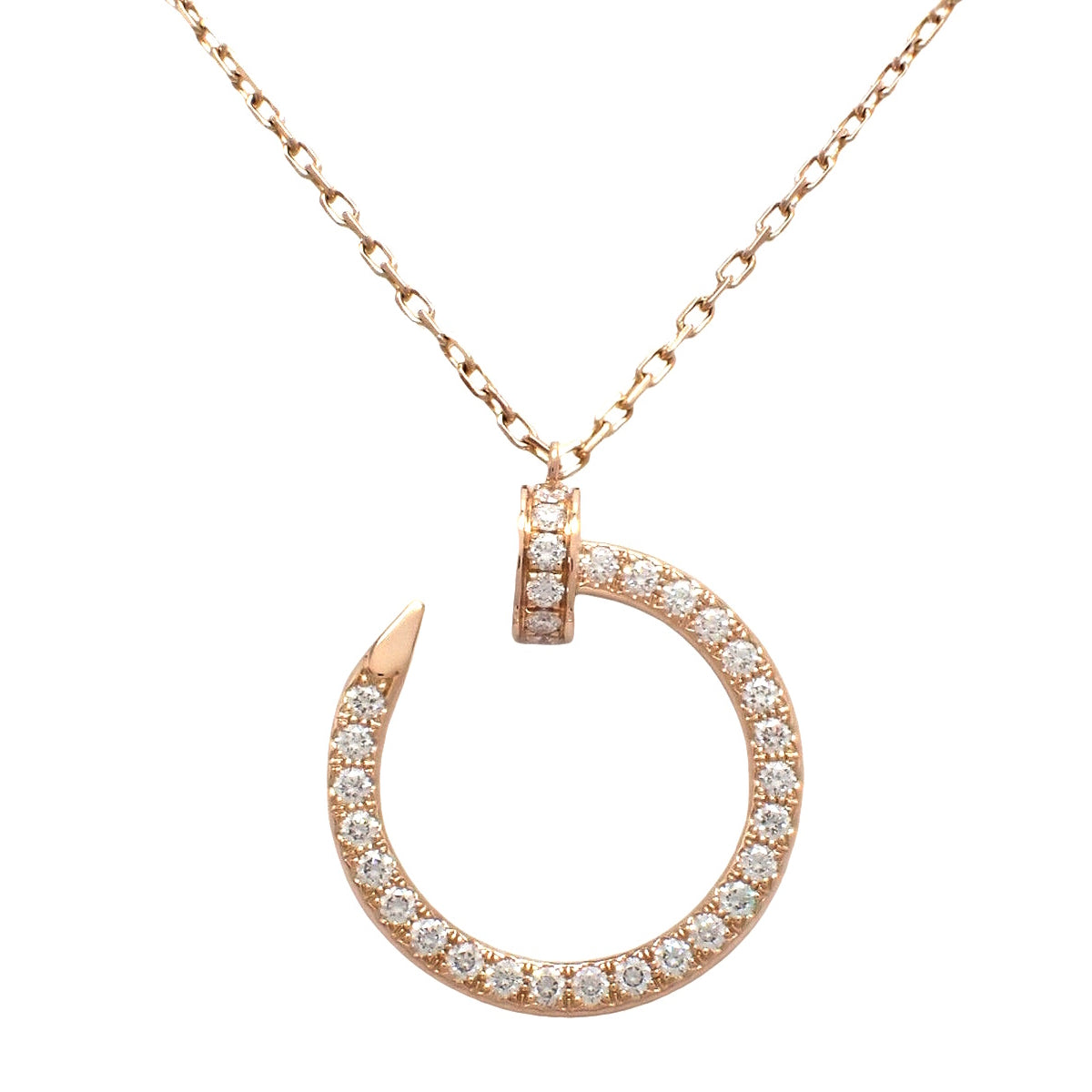 Juste un Clou 18K 玫瑰金钻石吊坠