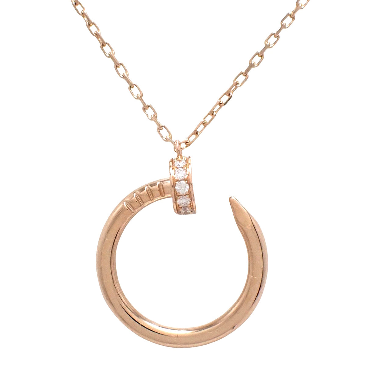 Juste un Clou 18K 玫瑰金钻石吊坠