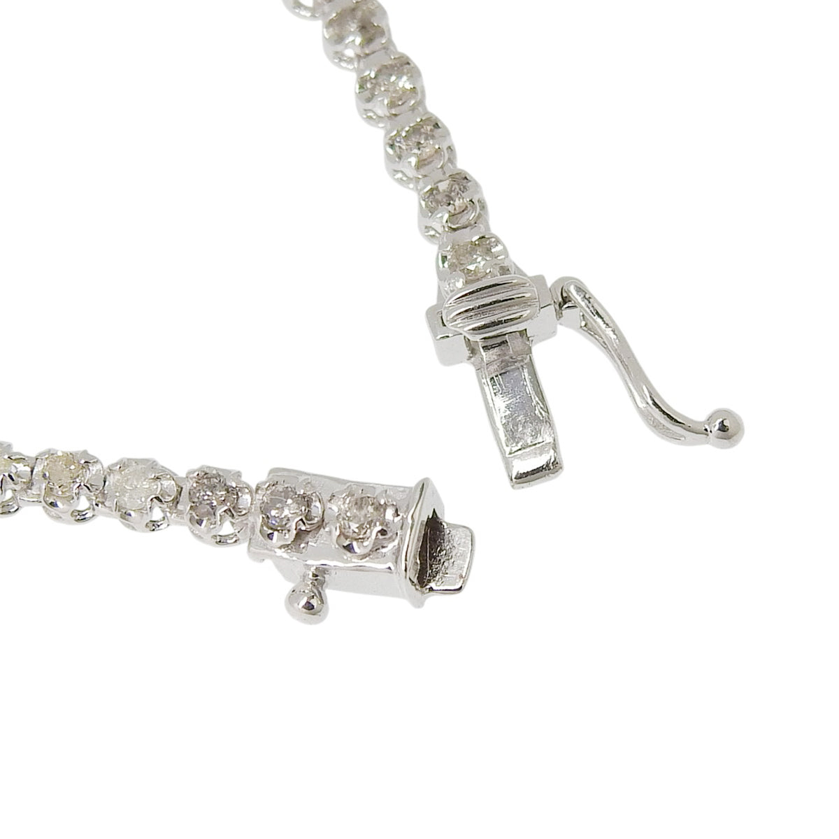 フルダイヤモンド ネックレス D3.00 ホワイトゴールド K18WG 10.6g