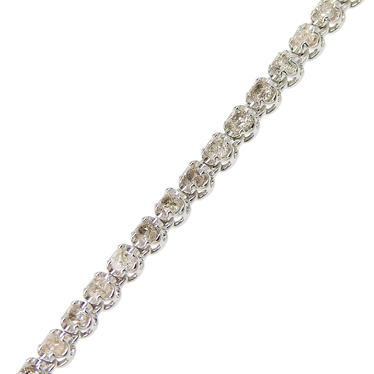 フルダイヤモンド ネックレス D3.00 ホワイトゴールド K18WG 10.6g