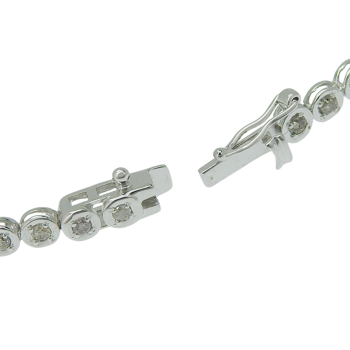 Diamond Tennis Bracelet D1.00 White Gold K18WG