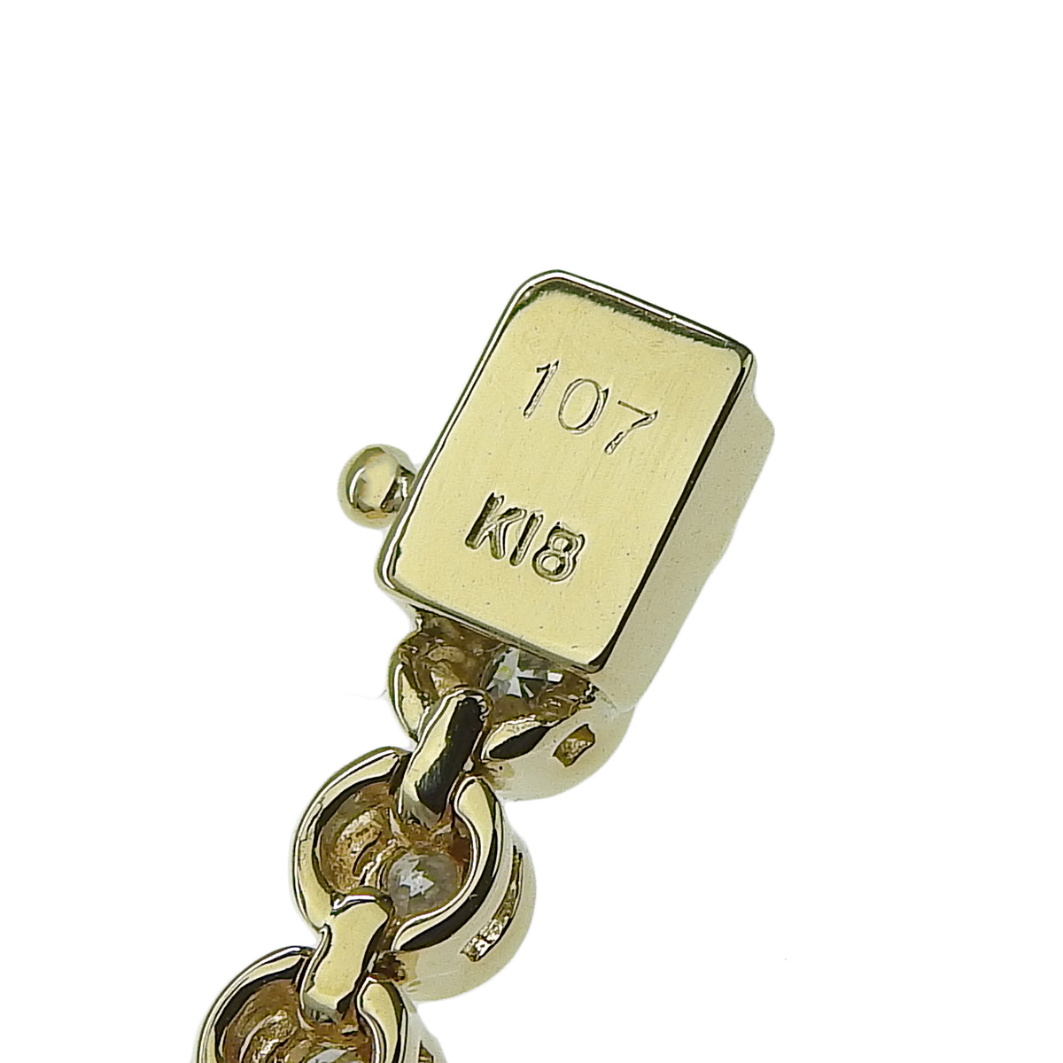 Diamond Tennis Bracelet D1.07 Yellow Gold K18YG