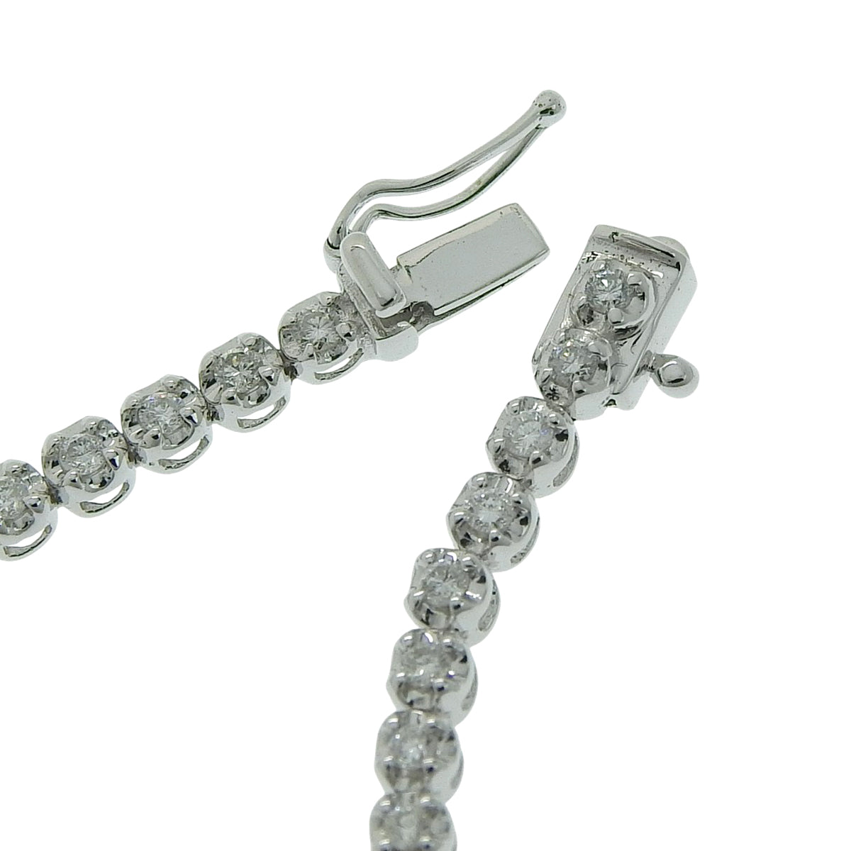 Diamond Tennis Bracelet D1.00 White Gold K18WG