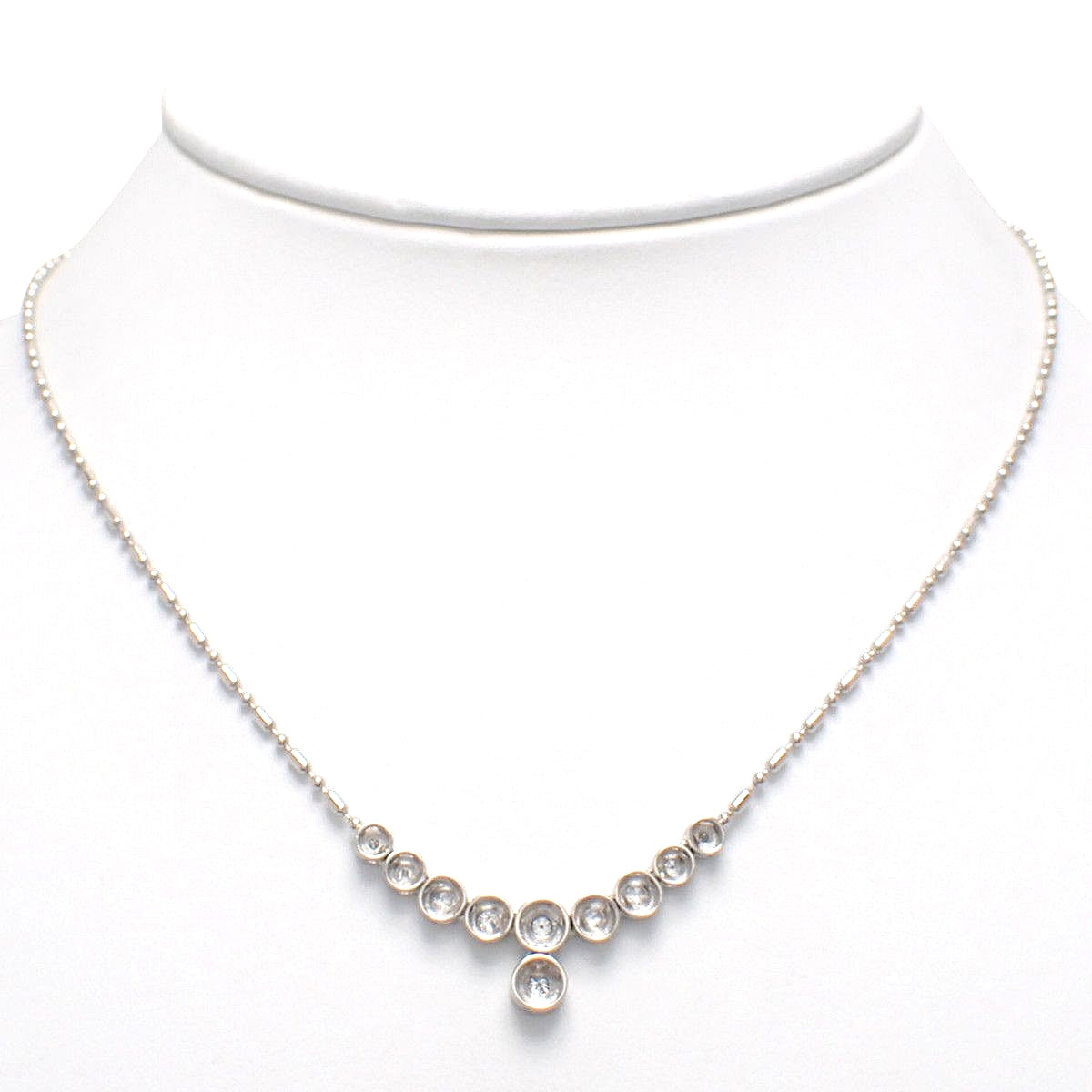 Diamond Necklace D0.50 Platinum Pt850 8.1g