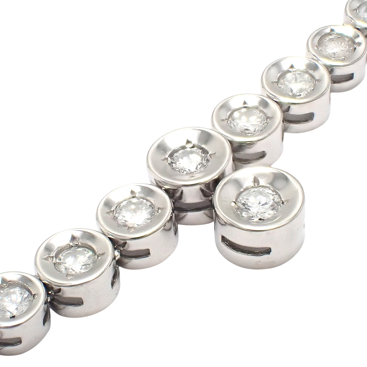 Diamond Necklace D0.50 Platinum Pt850 8.1g