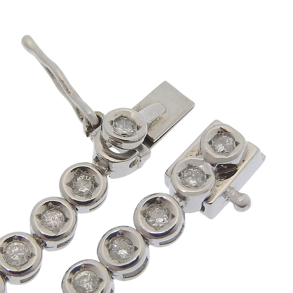 テニスブレスレット D1.00 プラチナ Pt850 12.9g