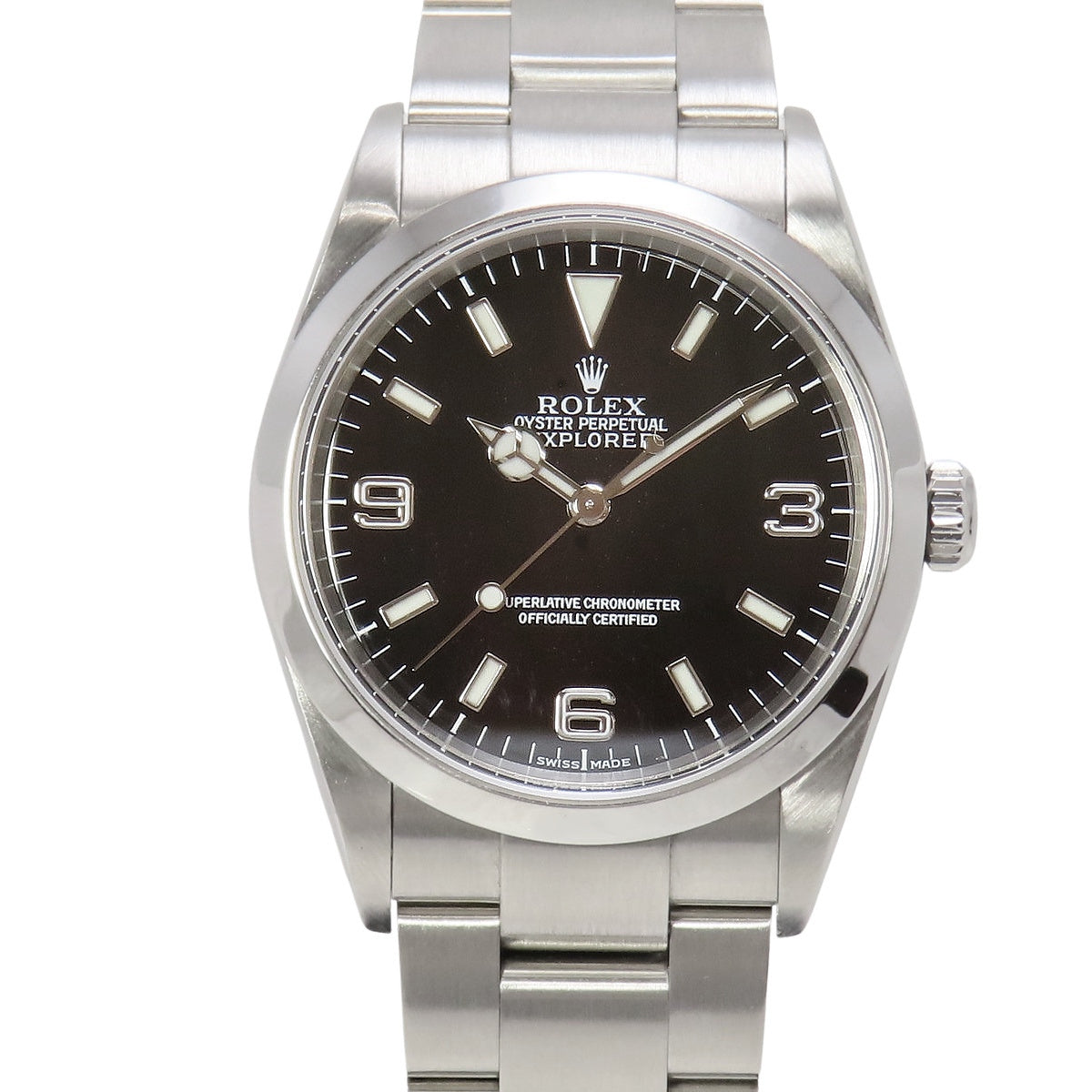 エクスプローラー1 114270 SS Y番 ブラック 自動巻き メンズ